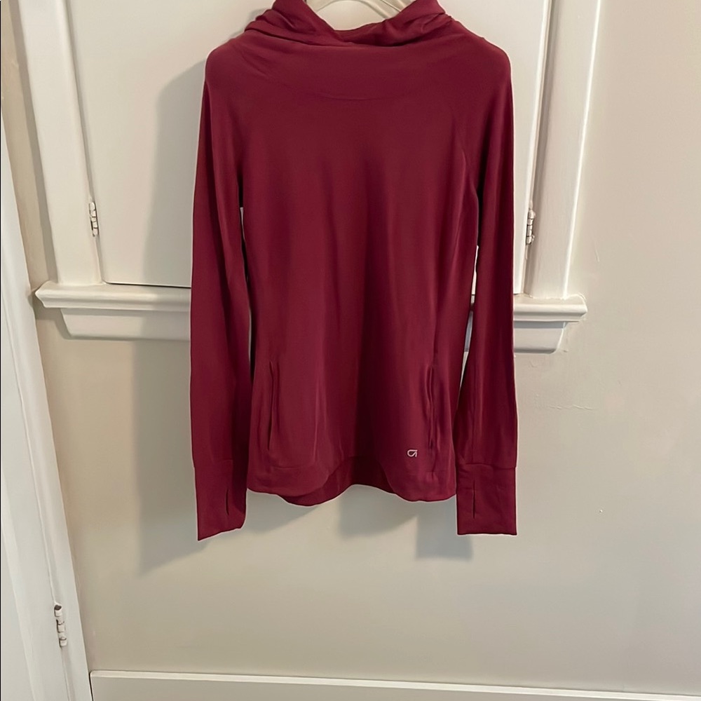 GAP Red Fitted Sweatshirt Hoodie